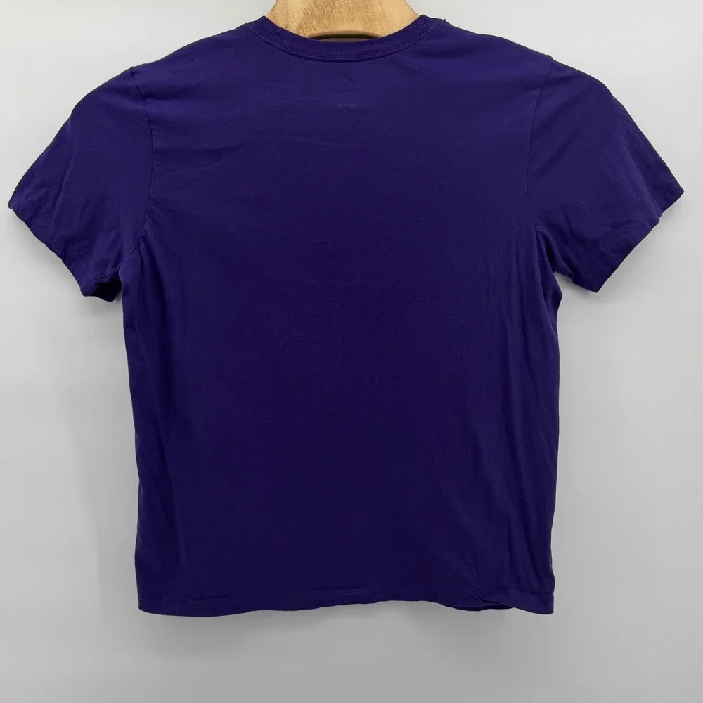 Nike Graphic T-Shirt Mens Large Purple Nike Air Box Logo Short Sleeve Tee